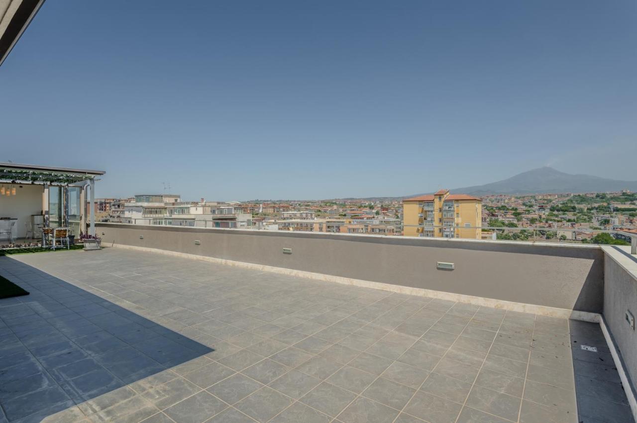 카타니아 Etna View Superior Flat With Terrace And Jacuzzi 아파트 외부 사진